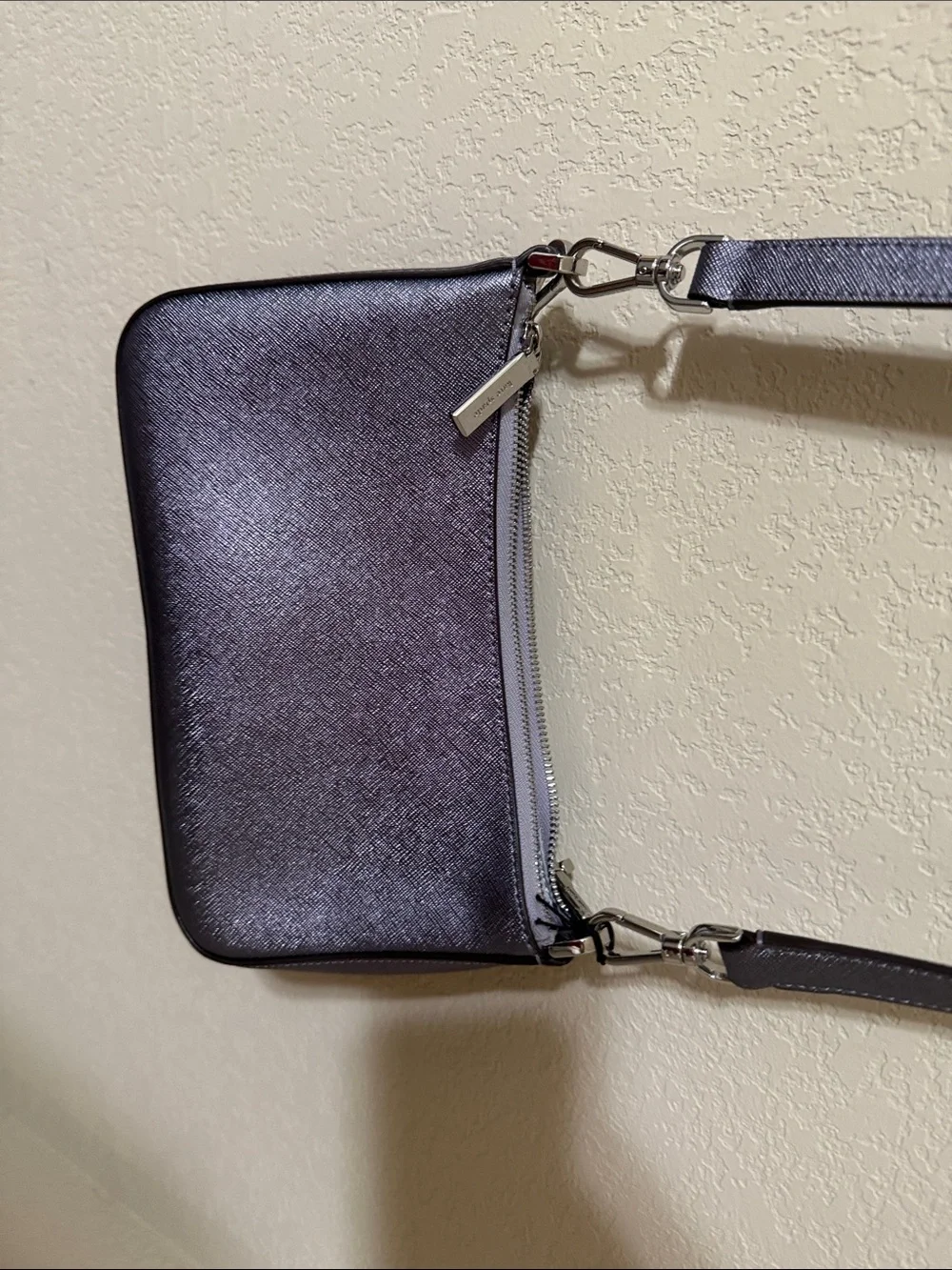 kate spade Silver Glitter Crossbody Bags